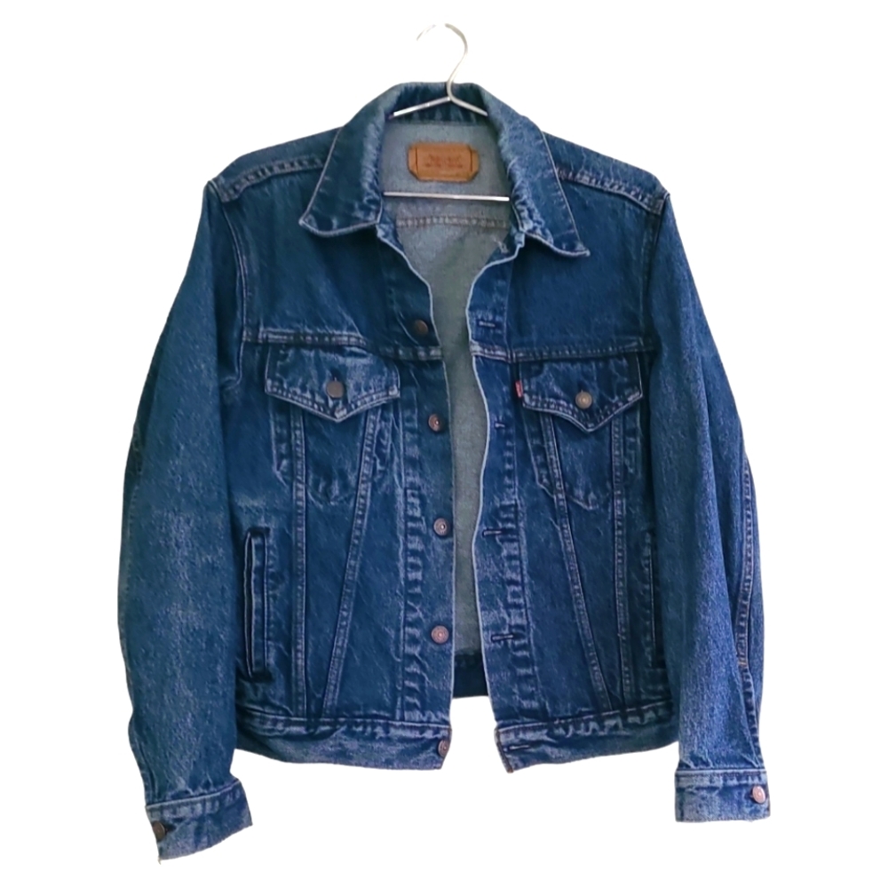 VINTAGE LEVIS JEAN JACKET MADE IN USA SIZE 40- REGULAR